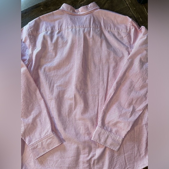 Men’s Banana Republic Classic Button Down Camden Fit Pink and White EUC - Picture 6 of 6